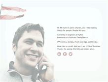 Tablet Screenshot of jamischarles.com